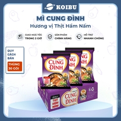 AFOTECH - Mì Cung Đình Thịt hầm nấm, Mì Thịt hầm nấm Cung Đình, Mì khoai tây Cung Đình ăn liền - 79g/gói - 00299