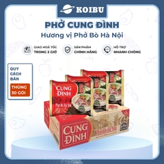 AFOTECH - Phở Cung Đình hương vị Phở bò Hà Nội, Phở bò Cung Đình, Phở bò Hà Nội Cung Đình ăn liền - 68g/gói - 00314