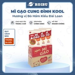 AFOTECH - Mì gạo Cung Đình Kool Bò hầm kiểu Đài Loan, Mì gạo Bò hầm Đài Loan Cung Đình Kool gói - 75g/gói - 00304