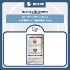 HAIDILAO - Bột cốt lẩu Haidilao vị Trường thọ, bột cốt lẩu Trường thọ Haidilao, gia vị cốt lẩu Haidilao - 110g/gói - 00887