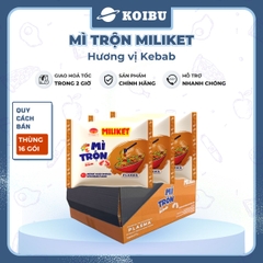 COLUSA - Mì trộn Miliket hương vị Kebab, Mì trộn Kebab Miliket, Mì Miliket trộn Kebab ăn liền - 117g/gói - 00556