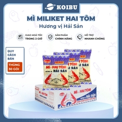 COLUSA - Mì giấy Miliket Hai Tôm gói vị Hải sản, Mì tôm hiệu Hai Tôm Miliket hiệu 2 Tôm Colusa - 70g/gói -00095