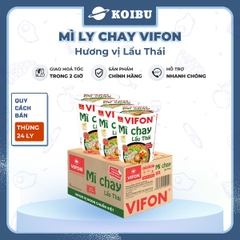 VIFON - Mì chay Vifon ly hương vị lẩu thái, mì chay ly Vifon, mì chay Vifon lẩu thái ly - 67g/ly - 00234