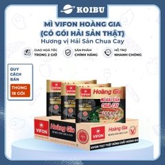 VIFON - Mì Hoàng Gia hương vị Hải Sản Chua Cay (có gói hải sản thật), Mì Hải sản Vifon Hoàng Gia - 130g/gói - 00215