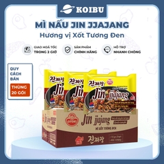 OTTOGI - Mì nấu Jin Jjajang hương vị trộn Xốt tương đen, Mì Sốt tương đen Jin, Mì trộn Jin Jjajang - 135g/gói - 00529