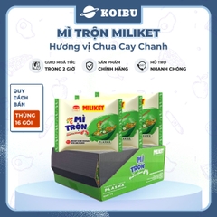 COLUSA - Mì trộn Miliket hương vị Chua cay chanh, Mì trộn chua cay chanh Miliket, Mì Miliket trộn - 117g/gói - 00551