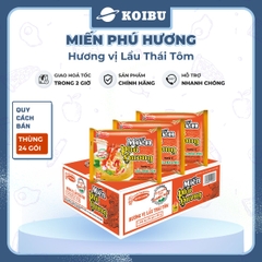 ACECOOK - Miến Phú Hương hương vị Lẩu Thái Tôm Miến Phú Hương Lẩu Thái Tôm, Miến Lẩu Thái Phú Hương - Miến ăn liền Acecook - 60g/gói - 00065