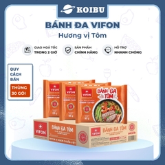 VIFON - Bánh đa Vifon hương vị Tôm, bánh đa tôm Vifon, bánh đa Vifon vị tôm, bánh đa Vifon ăn liền - 60g/gói - 00138