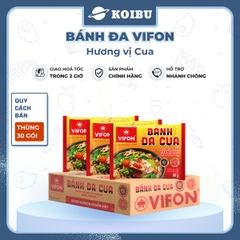 VIFON - Bánh đa Vifon hương vị cua, bánh đa cua Vifon, bánh đa Vifon vị cua - 60g/gói - 00137