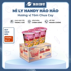 ACECOOK - Mì ly Handy Hảo Hảo hương vị Tôm chua cay, Mì ly Hảo Hảo tôm chua cay, Mì tôm chua cay ăn liền - 67g/ly - 00017