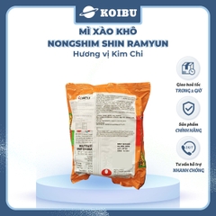 NONGSHIM - Mì trộn Shin Ramyun hương vị Kim chi, Mì Shin kim chi khô Hàn Quốc, Mì khô kim chi Shin - 120g/gói - 00060