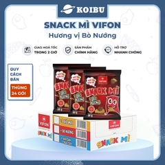 VIFON - Snack mì Vifon hương vị Bò Nướng - Snack vị bò nướng gói, Vifon snack mì bò nướng - 30g/gói - 00198