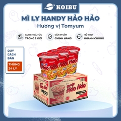 ACECOOK - Mì ly Handy Hảo Hảo Tomyum - Mì Handy Hảo Hảo Tom yum - Mì Handy Hảo Hảo ly Tomyum - Mì ly Hảo Hảo Handy Tom yum - Mì ly ăn liền Tomyum - 67g/ly - 00018