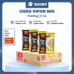 VIFON - Cháo Vifon 50g hương vị Gà, Vifon Cháo gà Vifon Cháo ăn liền Vifon, Cháo Vifon gói nhỏ - 50g/gói - 00148