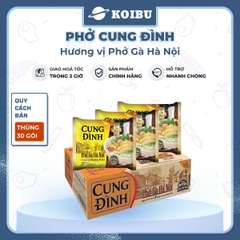 AFOTECH - Phở Cung Đình hương vị Phở gà Hà Nội, Phở gà Cung Đình, Phở bò Hà Nội Cung Đình ăn liền - 68g/gói - 00313