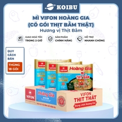 VIFON - Mì Hoàng Gia hương vị Thịt Bằm (có gói thịt bằm thật), Mì thịt bằm Hoàng Gia Vifon ăn liền - 130g/gói - 00213