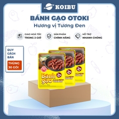 OTOKI - Bánh gạo Otoki hương vị Tương đen, Bánh gạo Tương đen Otoki Jin, Bánh gạo tương đen Jin Ottogi - 164g/gói - 00689