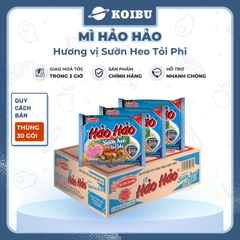 ACECOOK - Mì Hảo Hảo hương vị Sườn Heo Tỏi Phi - Mì ăn liền Hảo Hảo sườn heo tỏi phi (Hảo Hảo gói xanh dương) - 73g/gói - 00002