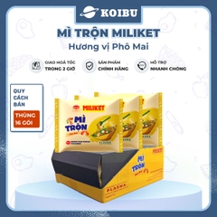 COLUSA - Mì trộn Miliket hương vị Phô mai, Mì trộn Phô mai Miliket, Mì Miliket trộn Phô mai ăn liền  - 117g/gói - 00553