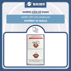 HAIDILAO - Nước cốt lẩu vị Mala Haidilao, nước cốt lẩu Mala cay tê Tứ Xuyên, nước cốt lẩu dầu cay Mala - 220g/gói - 00888