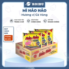 ACECOOK - Mì Hảo Hảo hương vị Mì Gà Vàng - Mì ăn liền Hảo Hảo gà vàng -74g/gói - 00006