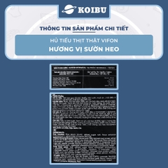VIFON - Hủ tiếu thịt thật Vifon hương vị Sườn heo (có gói thịt thật), Hủ tíu Sườn heo thịt thật - 90g/gói - 00855
