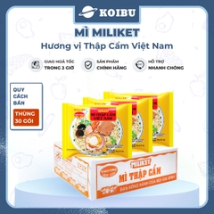 COLUSA - Mì Miliket hương vị Mì thập cẩm Việt Nam, Mì thập cẩm Miliket, Mì Miliket thập cẩm Việt Nam - 85g/gói - 00620