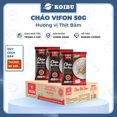 VIFON - Cháo Vifon 50g hương vị Thịt bằm, Cháo Thịt bằm Vifon Cháo ăn liền Vifon, Cháo Vifon gói nhỏ - 50g/gói - 00149