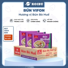 VIFON - Bún Vifon hương vị Bún bò Huế, Bún bò Huế Vifon Bún bò Huế, Bún bò Vifon Bún bò ăn liền - 65g/gói - 00146