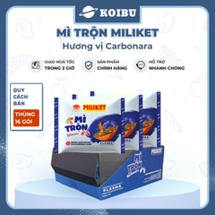 COLUSA - Mì trộn Miliket hương vị Carbonara, Mì trộn Carbonara Miliket, Mì Miliket trộn Cabonara - 117g/gói - 00555