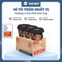 [TÔ LẺ] - VIFON - Mì tô trộn Nhất vị hương vị gà phomai cay, Nhất Vị gà phô mai cay, Nhất Vị gà cay phô mai trộn - 90g/tô - 00533
