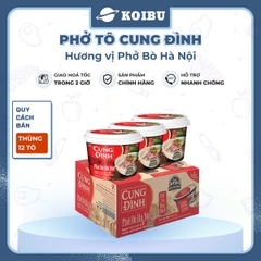 AFOTECH - Phở tô Cung Đình hương vị Phở bò Hà Nội, Phở bò Cung Đình tô, Phở bò Hà Nội Cung Đình ăn liền - 73g/tô - 00316