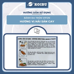 VIFON - Bánh đa trộn Vifon hương vị hải sản cay, bánh đa trộn hải sản cay Vifon, bánh đa ăn liền - 60g/gói - 00879
