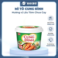AFOTECH - Mì tô Cung Đình hương vị Lẩu tôm chua cay, Mì tô Cung Đình Lẩu tôm chua cay, Mì Cung Đình tô - 85g/tô - 00312
