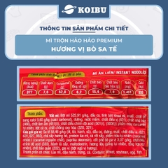 ACECOOK - Mì trộn Hảo Hảo Premium hương vị Bò sa tế, Mì trộn bò sa tế Hảo Hảo, Mì Hảo Hảo cao cấp - 88g/gói - 00841