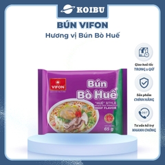 VIFON - Bún Vifon hương vị Bún bò Huế, Bún bò Huế Vifon Bún bò Huế, Bún bò Vifon Bún bò ăn liền - 65g/gói - 00146