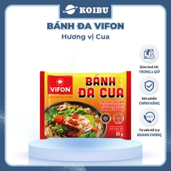 VIFON - Bánh đa Vifon hương vị cua, bánh đa cua Vifon, bánh đa Vifon vị cua - 60g/gói - 00137