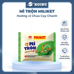 COLUSA - Mì trộn Miliket hương vị Chua cay chanh, Mì trộn chua cay chanh Miliket, Mì Miliket trộn - 117g/gói - 00551
