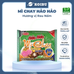 ACECOOK - Mì Hảo Hảo hương vị chay rau nấm - Mì ăn liền Hảo Hảo chay rau nấm - 75g/gói - 00001