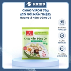 VIFON - Cháo Vifon 70g hương vị Nấm đông cô (có gói nấm thật), Vifon Cháo nấm đông cô, Cháo nấm Vifon - 70g/gói - 00155