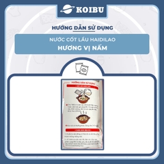 HAIDILAO - Nước cốt lẩu Haidilao vị nấm, nước cốt lẩu nấm Haidilao, Haidilao cốt lẩu chay nấm - 150g/gói - 00886