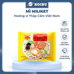 COLUSA - Mì Miliket hương vị Mì thập cẩm Việt Nam, Mì thập cẩm Miliket, Mì Miliket thập cẩm Việt Nam - 85g/gói - 00620