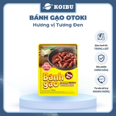 OTOKI - Bánh gạo Otoki hương vị Tương đen, Bánh gạo Tương đen Otoki Jin, Bánh gạo tương đen Jin Ottogi - 164g/gói - 00689