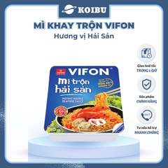 VIFON - VIFON - Mì khay trộn Vifon hương vị Hải Sản (có gói xốt Hải sản), Mì xào hải sản Vifon khay - 90g/khay - 00239