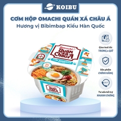 MASAN - Cơm Omachi quán xá châu Á hương vị Bibimbap Hàn Quốc, Cơm tự chín Bibimbap Hàn Quốc Omachi - 192g/hộp - 00781