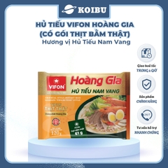 VIFON - Hủ tiếu Hoàng Gia hương vị Hủ tiếu nam vang (có thịt thật), Hủ tiếu nam vang Vifon Hoàng Gia - 120g/gói - 00167