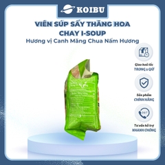 NFC - Viên canh ăn liền sấy thăng hoa I-Soup hương vị Canh măng chua nấm hương ISoup ăn liền - 35g/lốc - 00089
