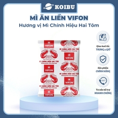 VIFON - Mì Vifon chính hiệu hai con tôm, mì hai tôm Vifon, mì Vifon hai con tôm, mì 2 tôm Vifon - 75g/gói - 00208