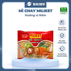 COLUSA - Mì chay Miliket gói vị Nấm, Mì chay nấm Miliket, Mì Miliket chay hương vị nấm, Mì giấy Miliket - 70g/gói - 00094