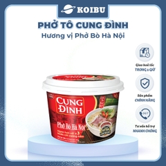 AFOTECH - Phở tô Cung Đình hương vị Phở bò Hà Nội, Phở bò Cung Đình tô, Phở bò Hà Nội Cung Đình ăn liền - 73g/tô - 00316
